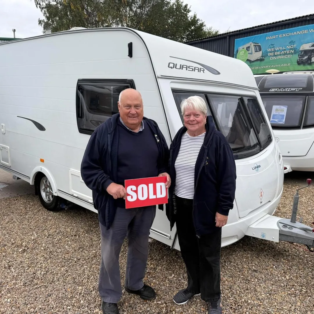 Caravans and motorhomes at TB Motorhomes Ltd, Melbourne, Derbyshire